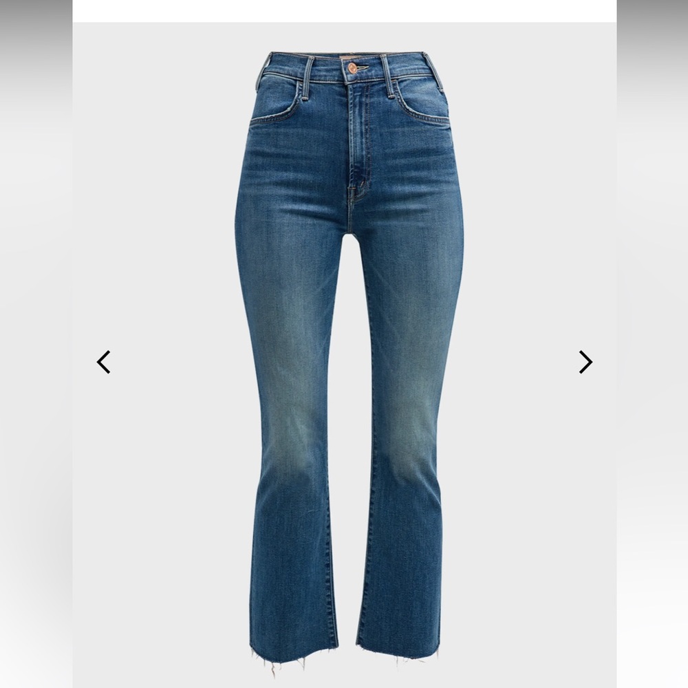 Mother The Hustler Ankle Fray Jeans Sz 29